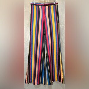 Jealous Tomato Striped Flare Leg Pant Size L